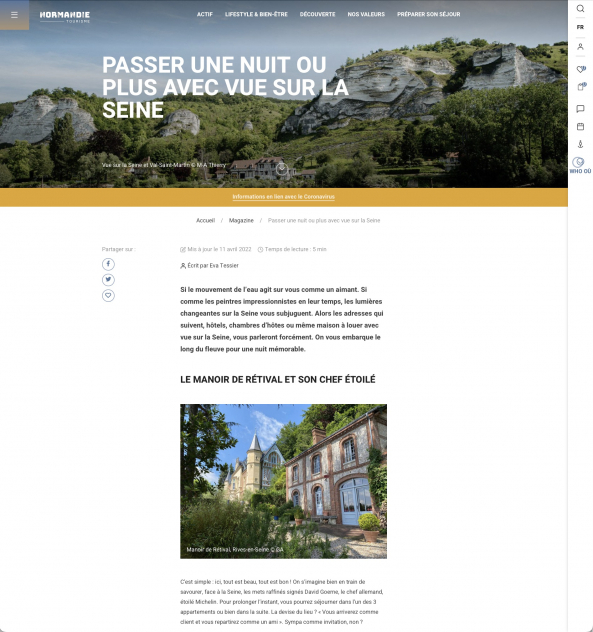 Passer une nuit ou plus avec vue sur la Seine